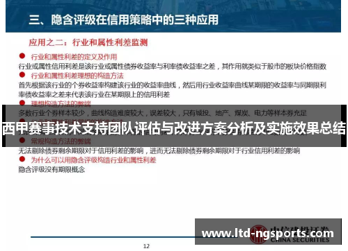西甲赛事技术支持团队评估与改进方案分析及实施效果总结