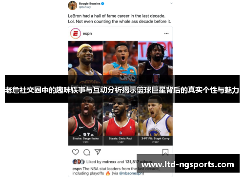 老詹社交圈中的趣味轶事与互动分析揭示篮球巨星背后的真实个性与魅力
